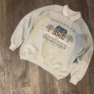 Vintage 1991 Down home Country cottage crewneck sweatshirt